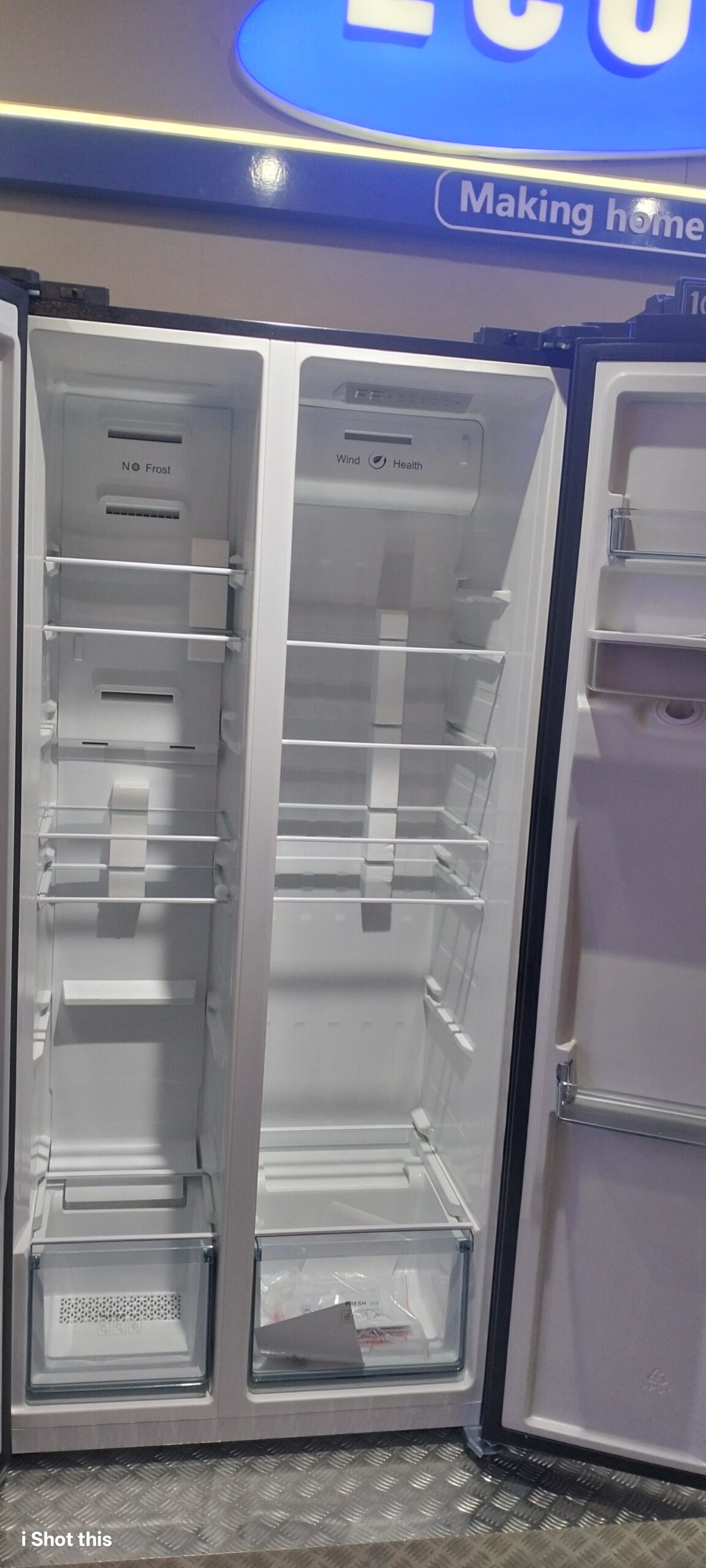 Ecomax 430L Side-by-Side Fridge