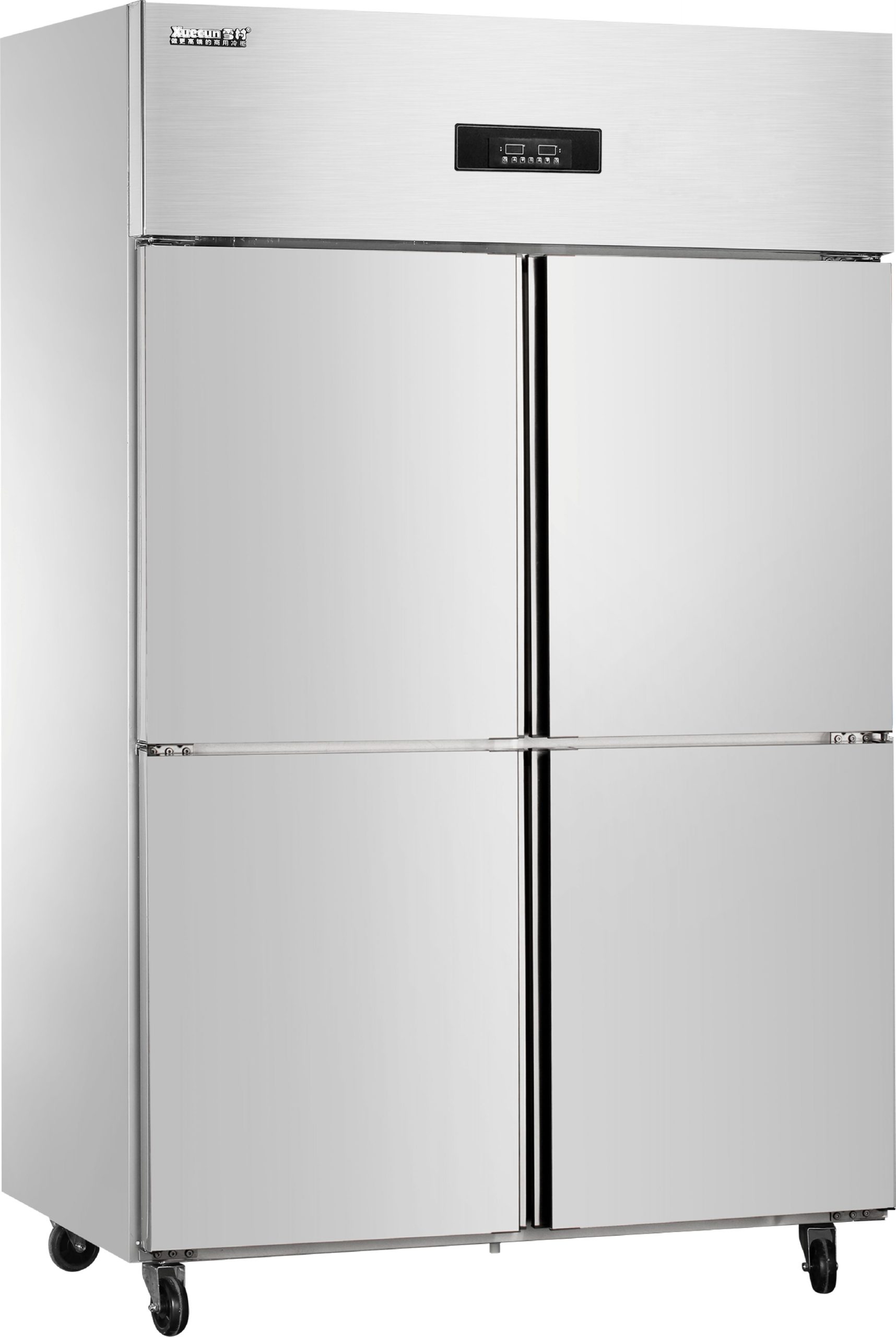 4 door stainless steel commercial freezer
