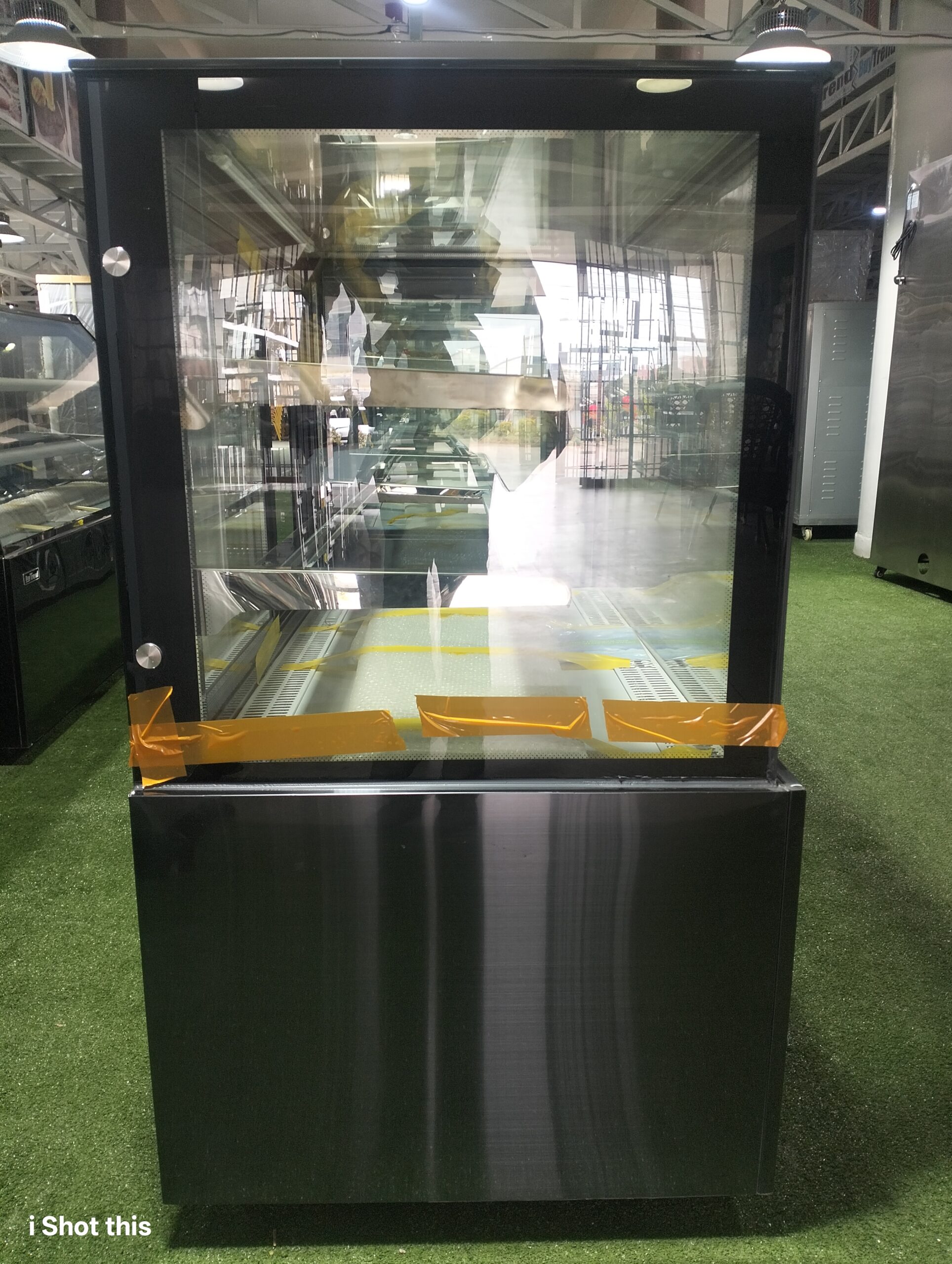 428L cake display showcase with glass front